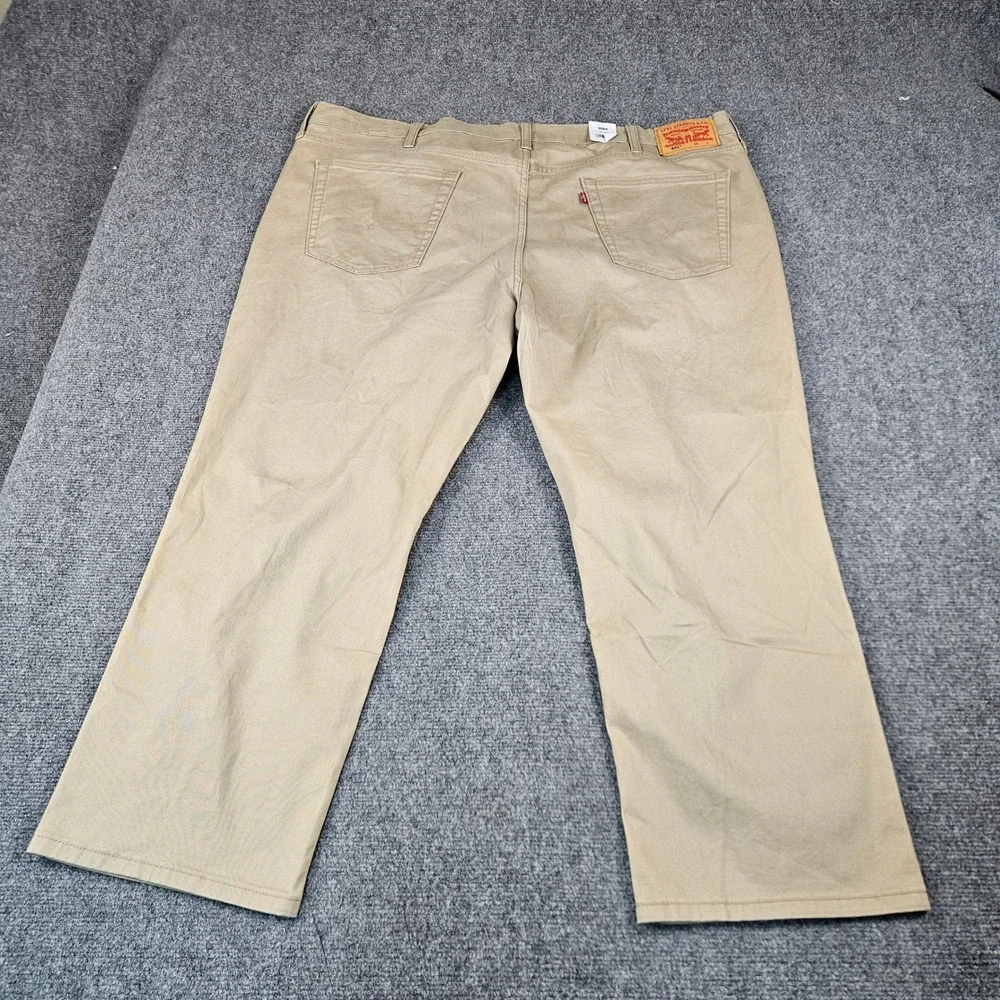 Levis 541 Athletic Taper All Seasons Tech Khaki Pants Mens 48x28 Tan Stretch